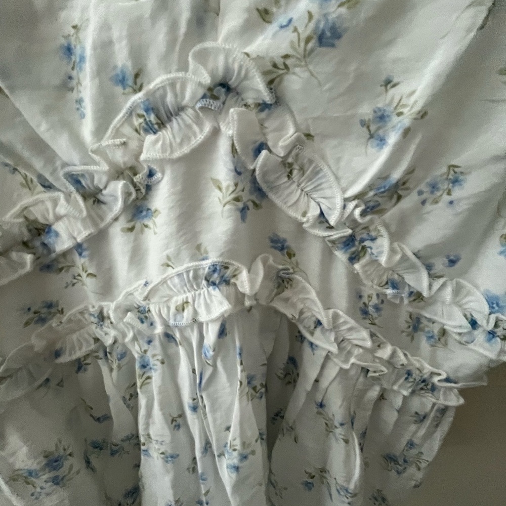 Altar'd State White Floral Blouse - Picture 7 of 9